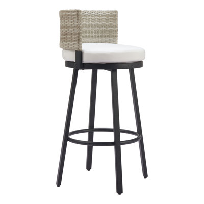 Tabouret de bar Midnight Wave blanc
