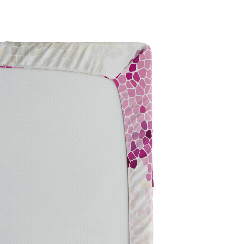 Microfiber Floral Fitted Sheet, Full Fitted Sheet