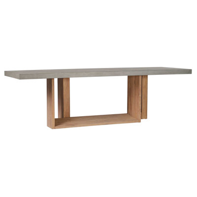 Lucca Rectangular Concrete Outdoor Buffet & Console Table
