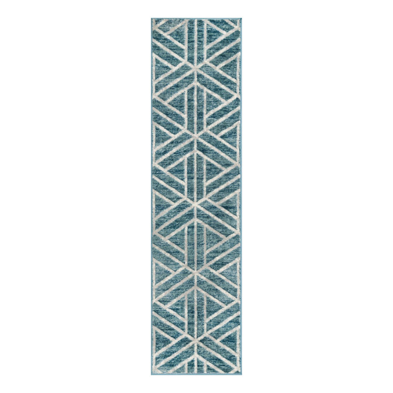 Nucla Geometric Indoor Rug, Runner 2' x 8'