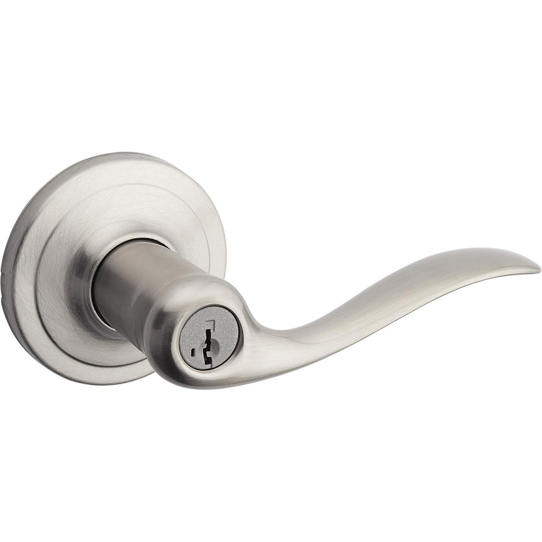 Tustin Keyed Door Lever with SmartKey® Kwikset 