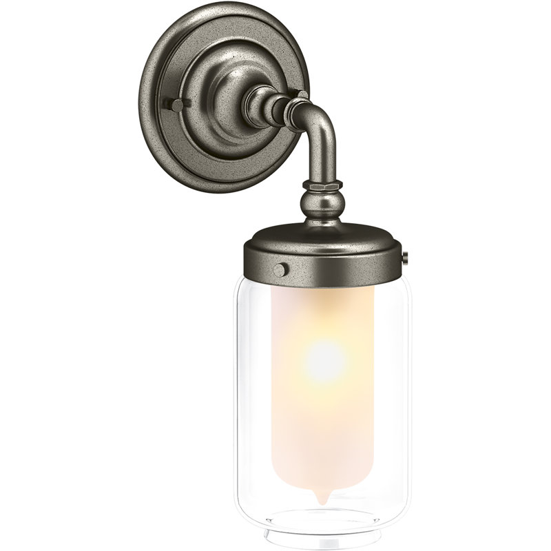 Artifacts 2 Light Indoor Bathroom Vanity Light Fixture, Vibrant Brushed Bronze