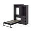 Lit escamotable simple avec garde-robe et tiroirs-771446524