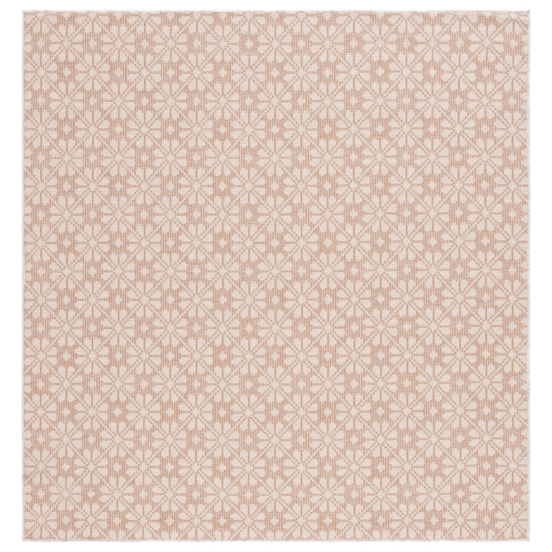 Msr400 Performance Geometric Indoor/Outdoor Area Rug, Square 6'5"
