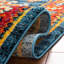Tapis bleu / rouge Drumawillin Southwestern-207658976