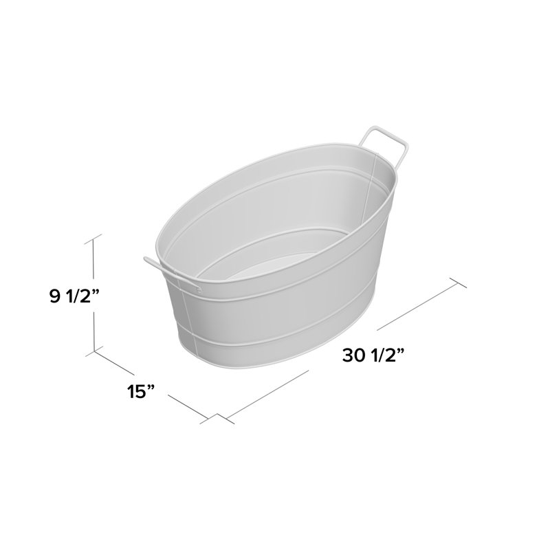Patchogue Copper Beverage Tub