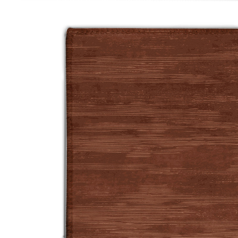 Tapis brun abstrait intérieur et extérieur, Rectangulaire 2 pi x 3 pi