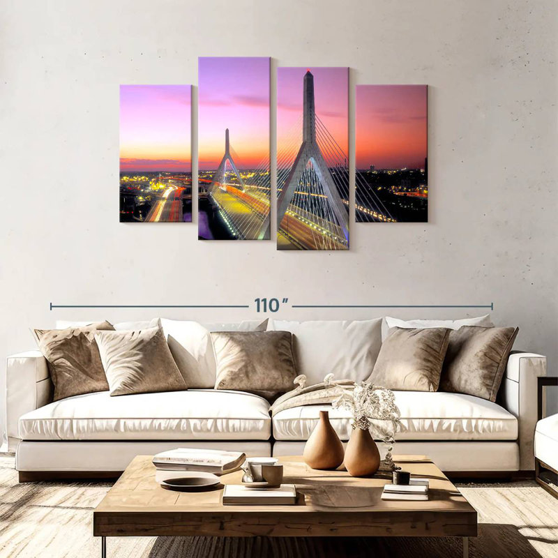 Pont Lilie Leonard P. Zakim, H 48 po x l 75 po