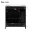 Meuble-lavabo simple 30 po avec plateau en céramique Saimon-204295667