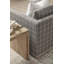 Fauteuil club pivotant en tissu Siena