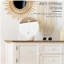 Table de présentation à tiroirs, table d'entrée rétro avec 2 tiroirs, armoire et tablette inférieure, table de salon rétro, chambre à coucher, blanc