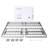 Salma 14" Folding Steel Wire-Grid Bed Frame-2002070300