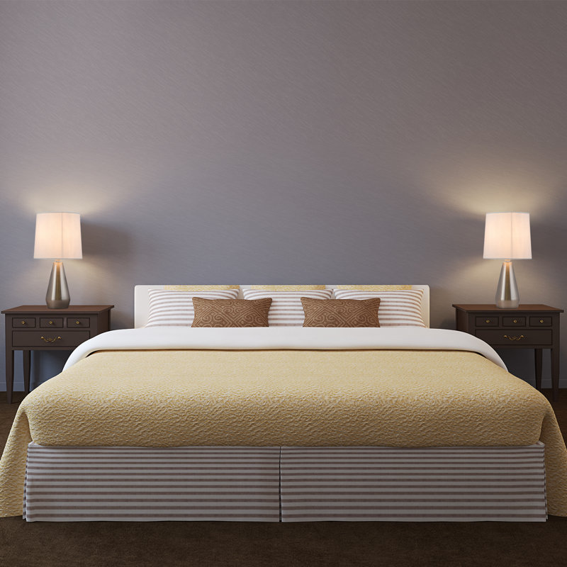 Dominic Metal Table Lamp, Brushed Chrome