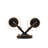 13" Wide Squire 2 Light Wall Sconce