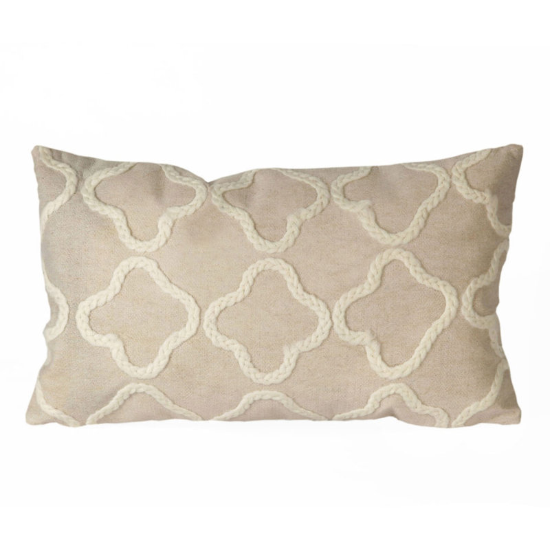  Crochet Tile Outdoor Rectangular Pillow Cover & Insert