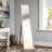 Wood Floor Mirror-2036789709
