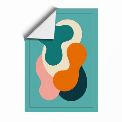 Floating Forms Geometric - Framed Print
