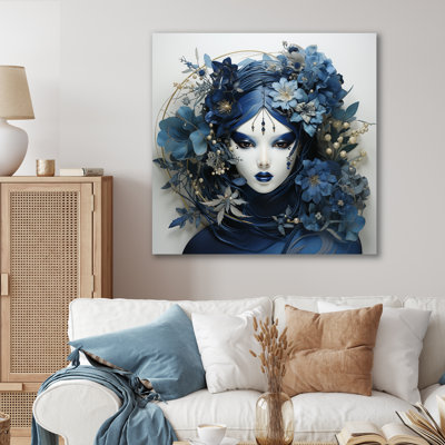 " Japan Indigo Shadows Portrait "