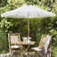 Parasol de marché éclairé avec manivelle 90 po Oshiro-1161809362