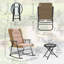 Ensemble de chaises berçantes pliables 3 pièces-1635434507
