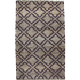 Keysville Geometric Handmade Flatweave Brown Area Rug