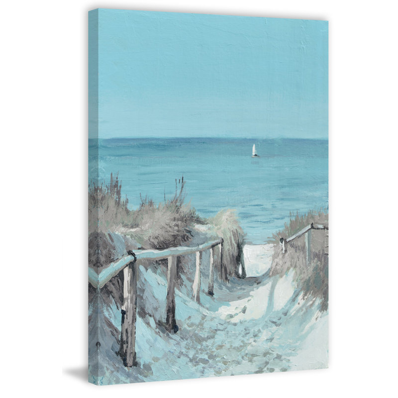 Blue Ocean - Wrapped Canvas Print, 61 cm H x 41 cm W x 3.81 cm D