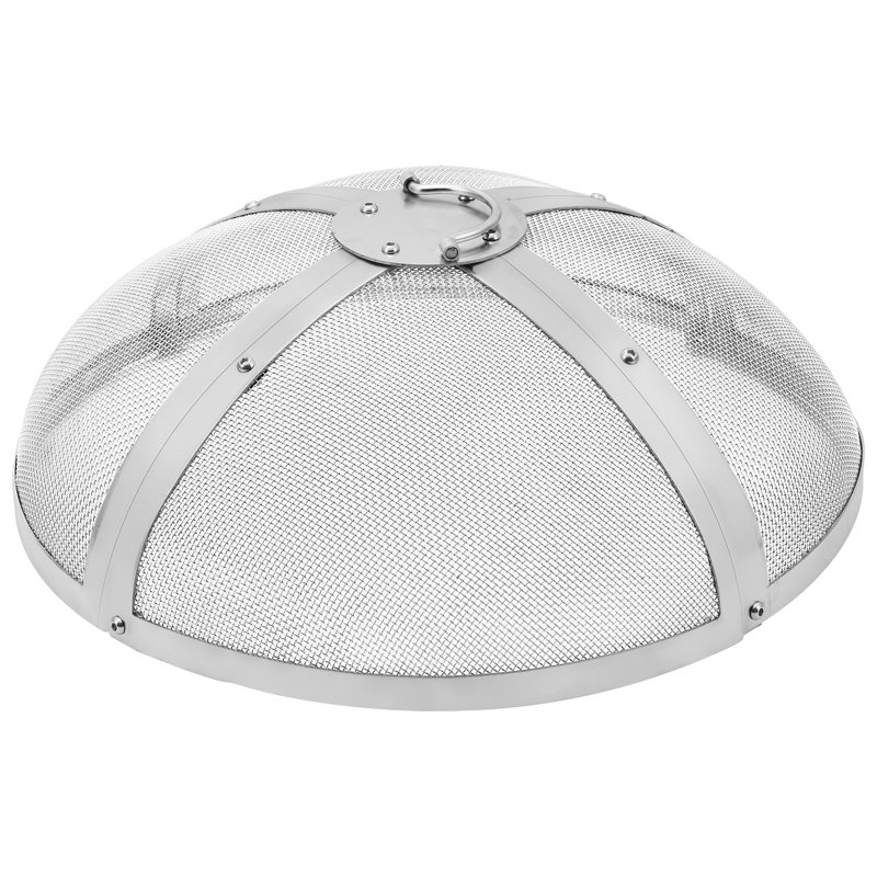 Pare-étincelles rond en acier inoxydable, H 6,30 po x l 20 po x P 20 po