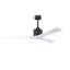 Nan 52" Ceiling Fan In Textured Bronze And Matte White Blades-1193036789-1122687712-1197290967