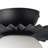 1-Light E12 Bulbs Black Finish Dimmable Semi-Flush Mount Light Fixture