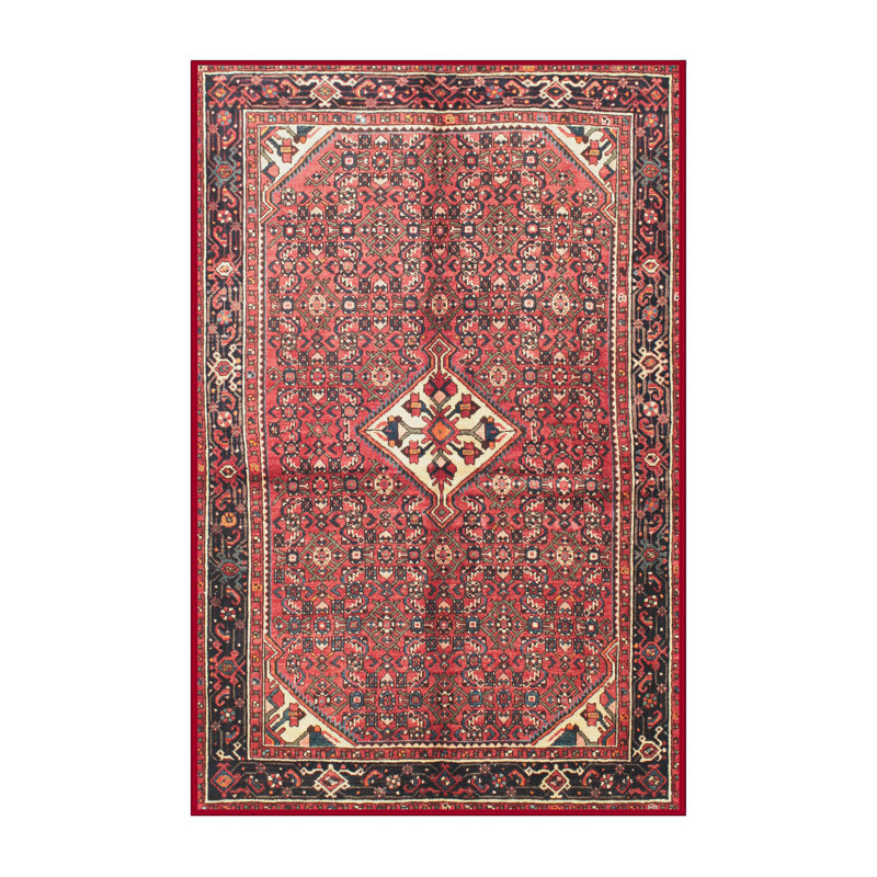 Tapis rouge à motif sud-ouest, Rectangle 5 pi x 7 pi