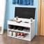 6 Pair Shoe Storage Bench
