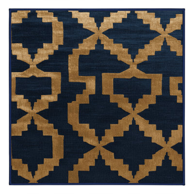 Machine Washable Trellis Gray Area Rug