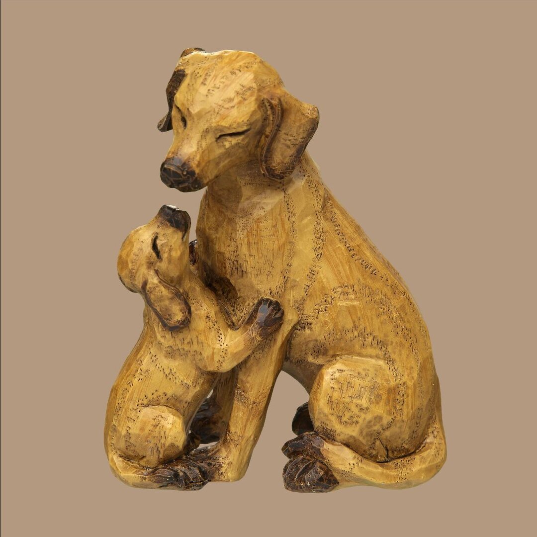 Figur Hund mit Welpe Earp