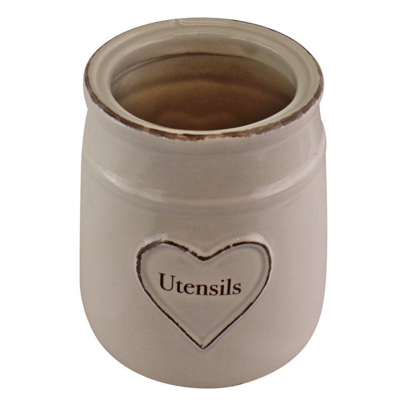 Ceramic / Porcelain Round Utensil Holders/Pots/Jars