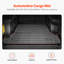 Tapis de transport TPE sur mesure pour TOYOTA 7 places 2010-2024
