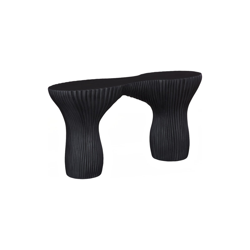 Cadence Console Table, Black Stone, Black Stone