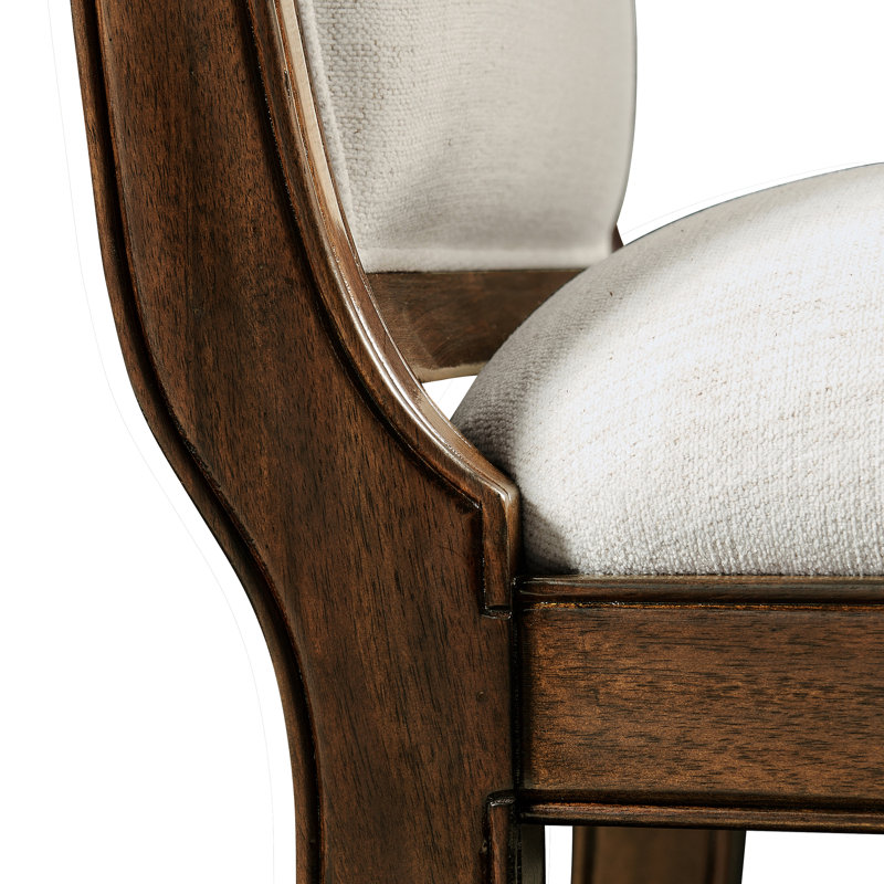 Chaises d'appoint de salle à manger rembourrées à dossier-lit
