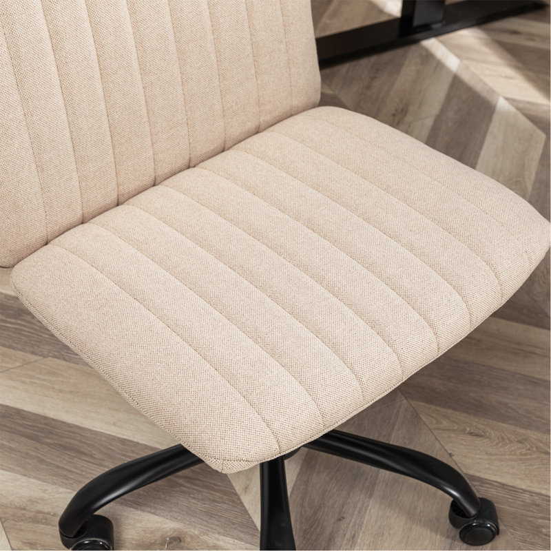 Chaise de bureau pivotante en tissu