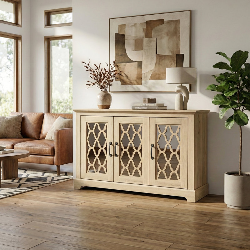 Buffet Blaire de 45,7 pouces de large, Chêne d'Oslo