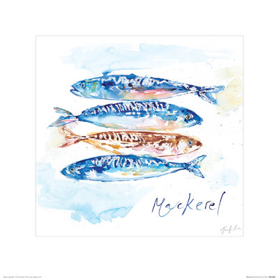 Mackeral by Jennifer Rose - No Frame Painting