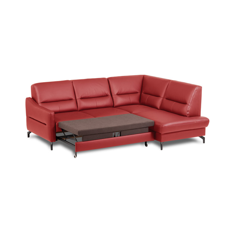 4 Seater Corner Sofa , Red, Right Hand Facing