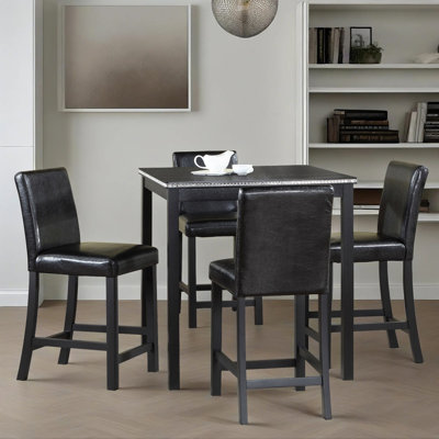 Modern 5-Piece Counter Height Dining Set