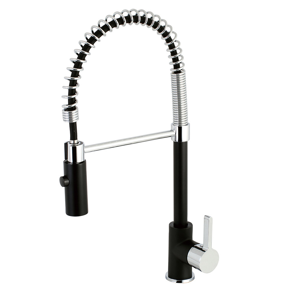Kingston Brass Continental Pre-Rinse Faucet, Matte Black