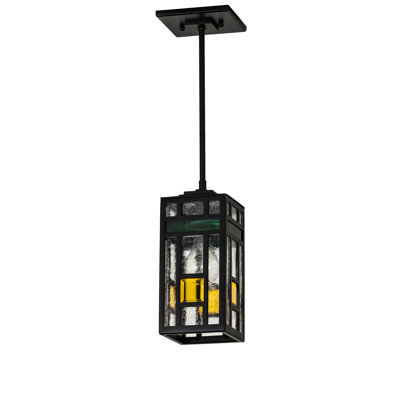 Luminaire suspendu rectangulaire 1 lumière