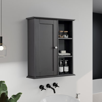 Dayonte Wall Bathroom Cabinet Over The Toilet Storage
