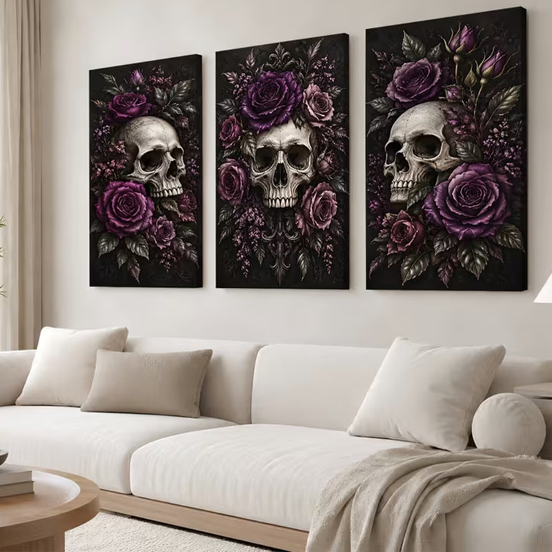 3 Piece Wrapped Canvas Wall Art, 45cm H x 30cm W