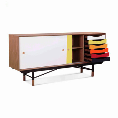 Buffet Finn Juhl 1955 - Variante orange