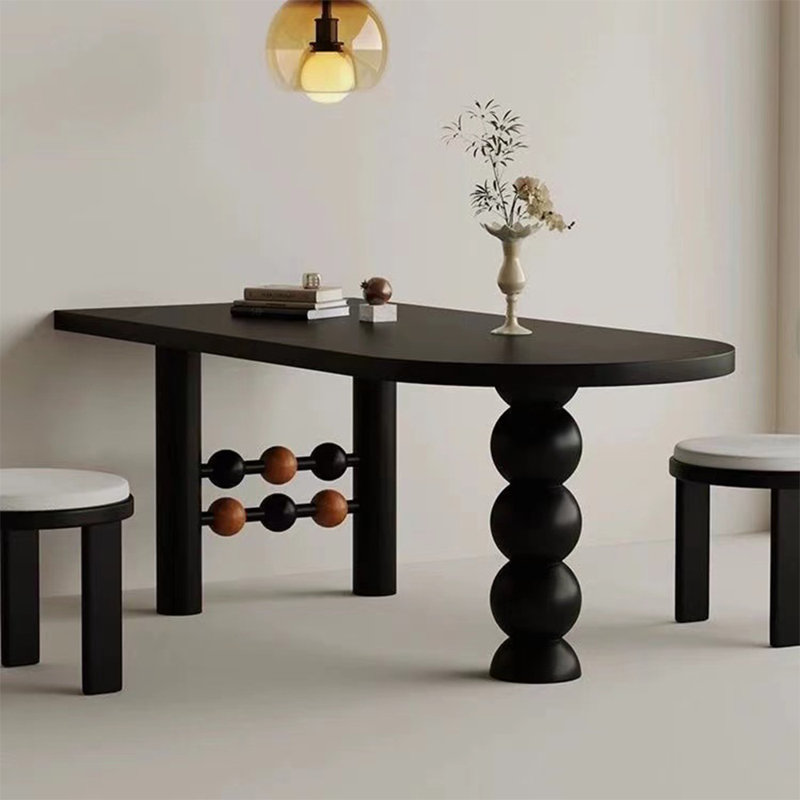 French style vintage solid wood dining table., 29.5"H x 70.8"L x 31.4"W