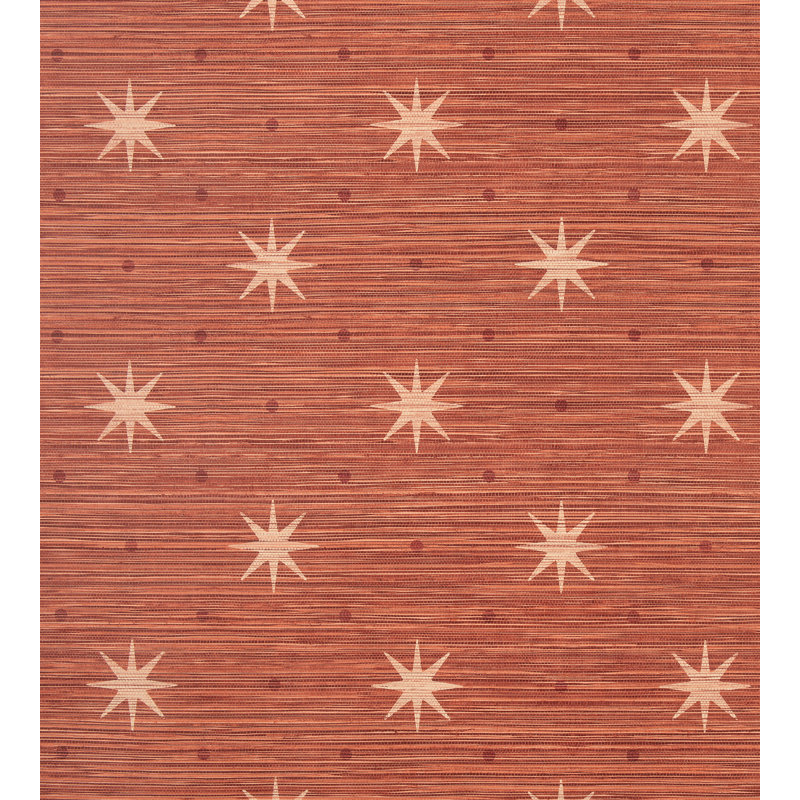 Albert Hadley Wallpaper Roll by Albert Hadley, Red