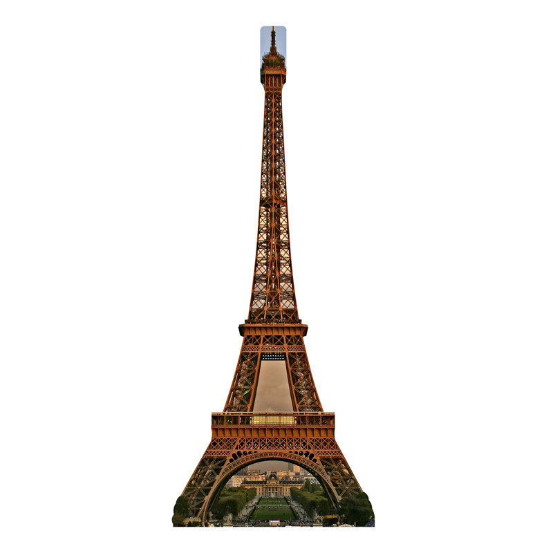 Accroche en carton tour eiffel